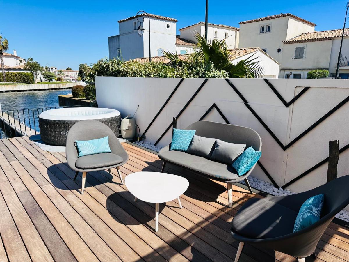 Marina 120M²/8 Pers/ Terrasse 100M²/ Appontement Villa Aigues-Mortes Bagian luar foto